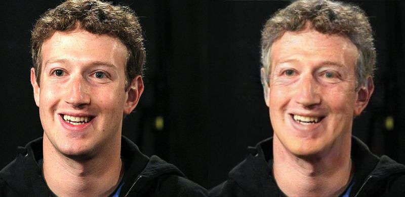 Mark Zuckerberg na FaceApp
