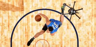 Aron Gordon i dron na All Star 2017