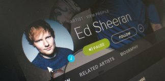 Ed Sheeran na Spotify