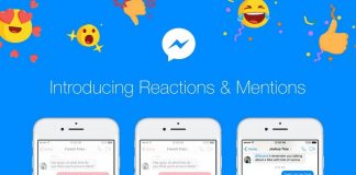 Facebook Messenger Reakcije