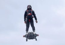 Flyboard Air zabrana za let