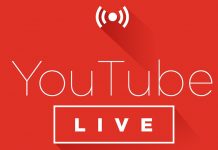 YouTube live streaming