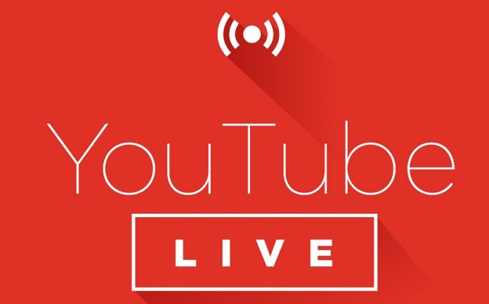 YouTube live streaming