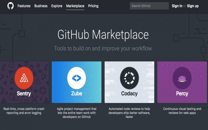 Github marketplace platforma