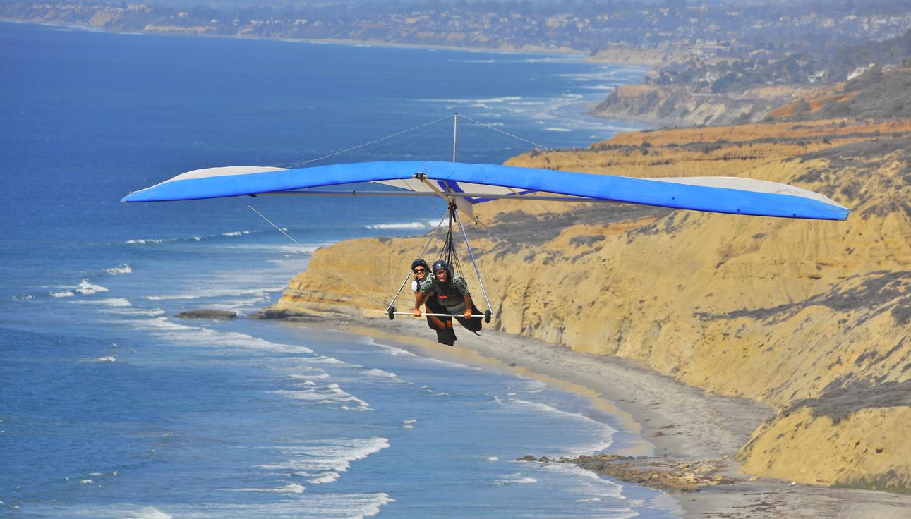 california hand gliding VR