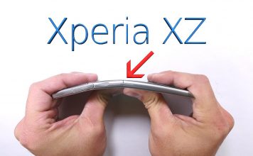 sony xperia xz test izdrzljivosti