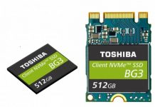 3D flash NVMe SSD toshiba