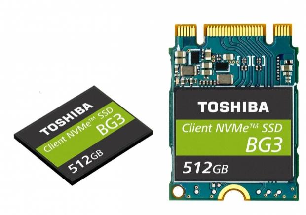 3D flash NVMe SSD toshiba
