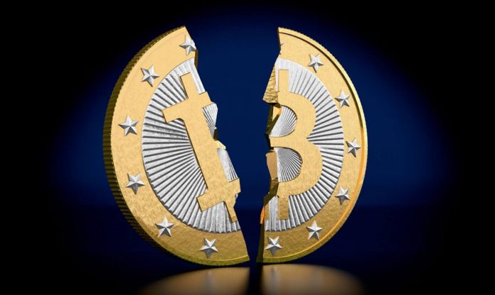bitcoin se podijelio na dvije valute
