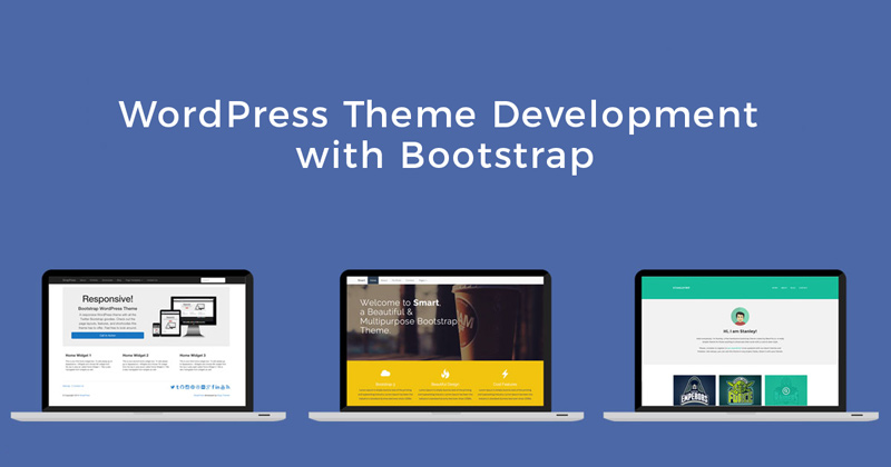 web design kurs wordpress theme development with bootstrap