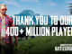 pubg 400 million fortnite
