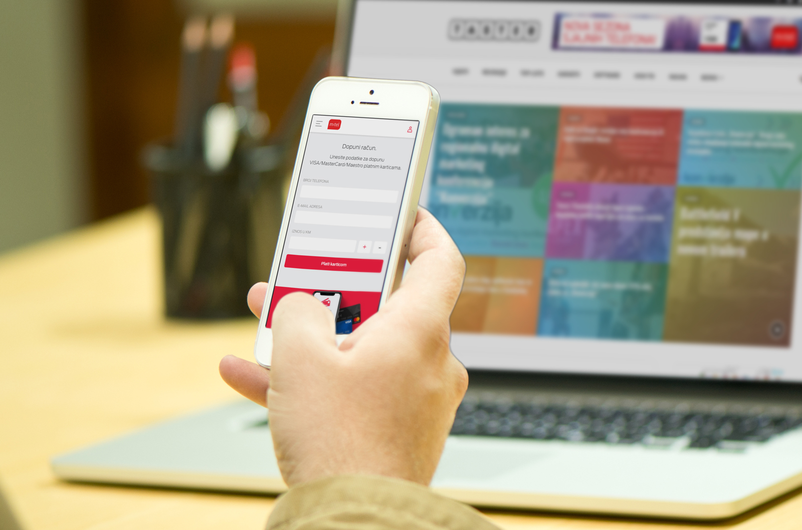 Testirali smo novi mtel servis za online dopunu računa Taster