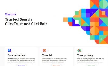 you.com - google search konkurencija